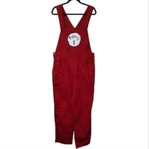 Medgear Dr. Seuss Thing 1 Overalls Size M
